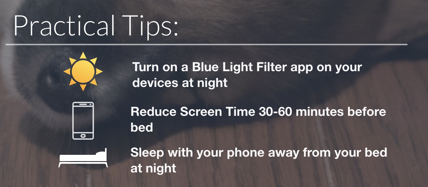 tips on getting better sleep with phones and computers